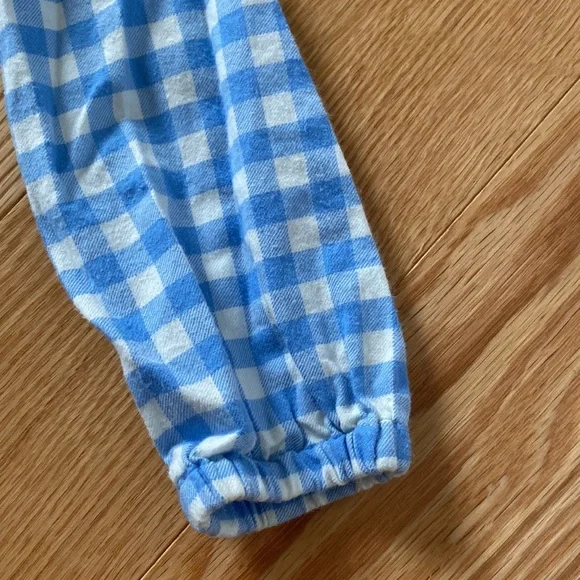 Vineyard Vines | blue plaid flannel shirtdress 4T - Picture 3 of 7